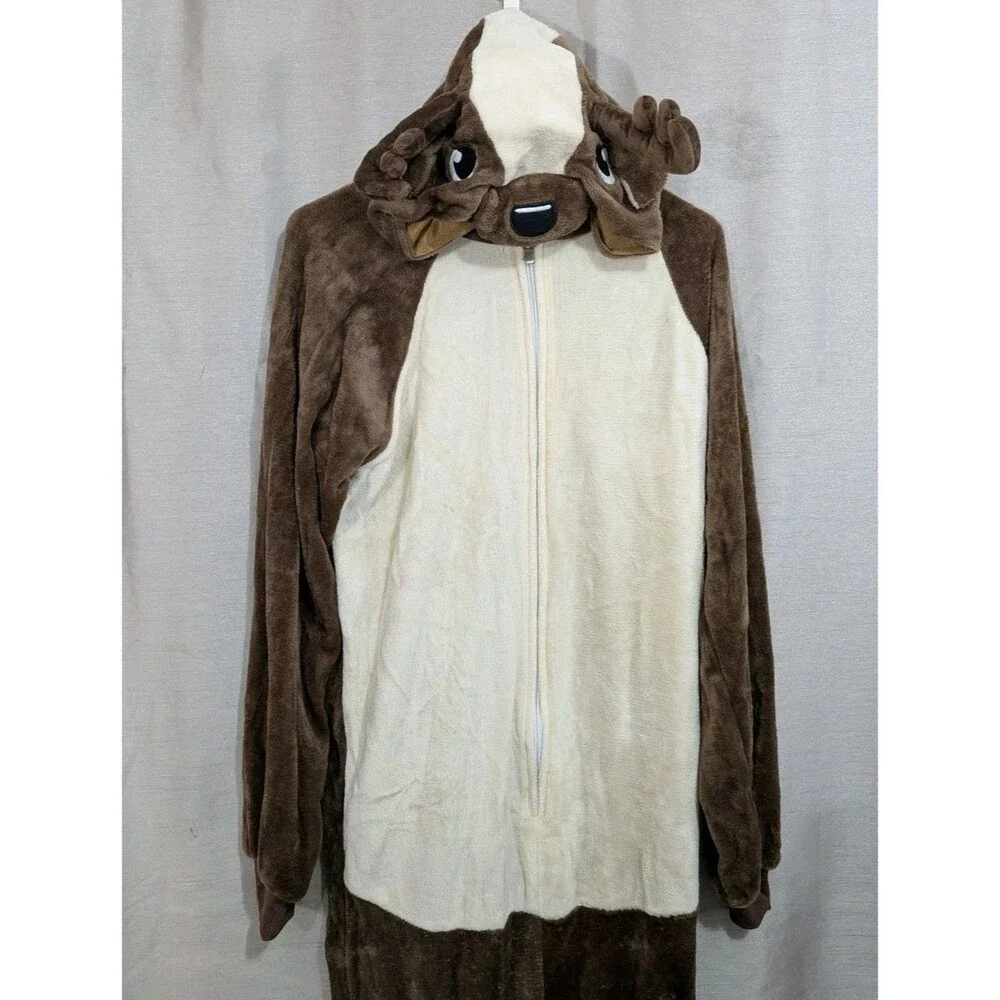 Rubies Deer Costume Adult SMALL/MEDIUM Christmas - Halloween Jumpsuit One Piece
